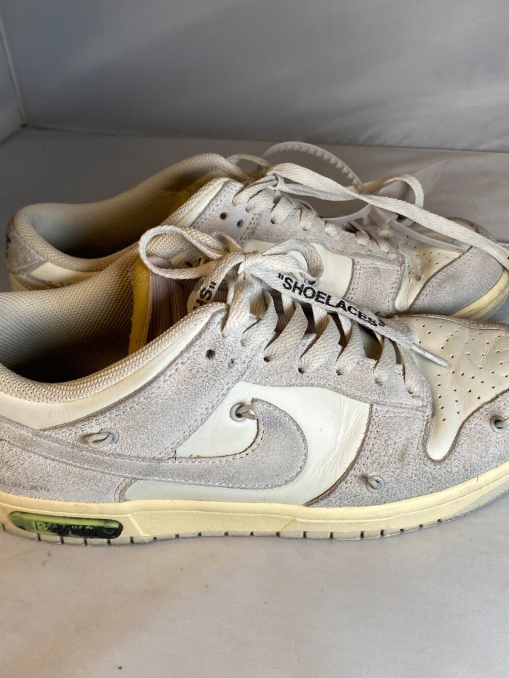 Nike Off-White Cream and silver Sneakers 30-50